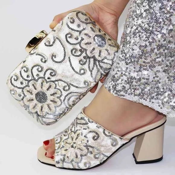 2pc SaHara Unlimited Sassy&Classy Shoe&Clutch Sets
